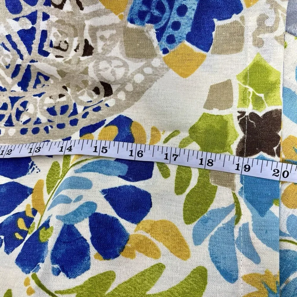 POTTERY BARN Linen Napkins 20x20 Floral Tropical Set of 12